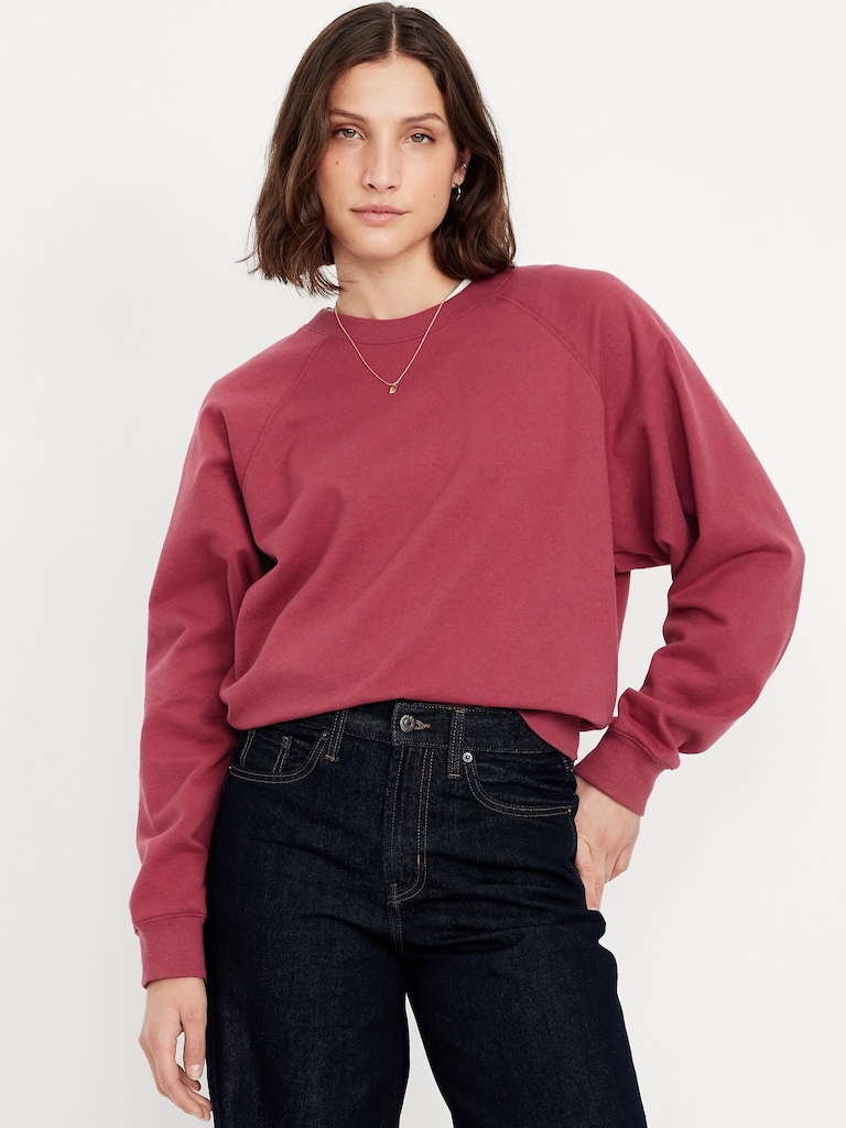SoComfy Oversized Raglan Sweatshirt