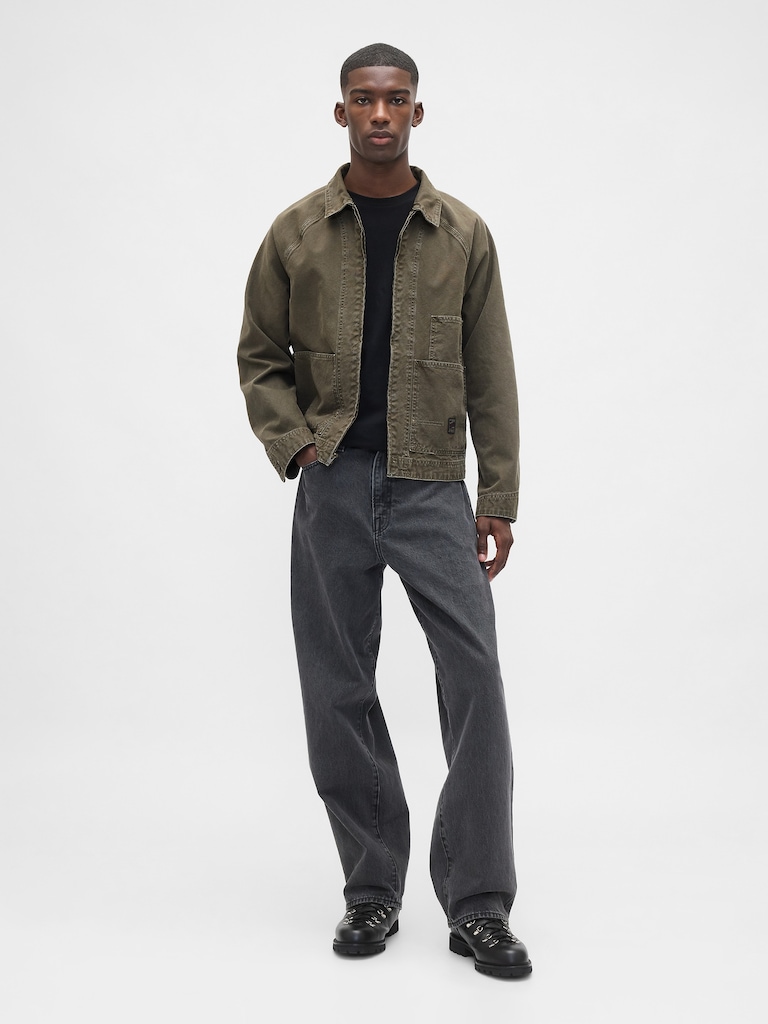 Canvas Denim Chore Jacket