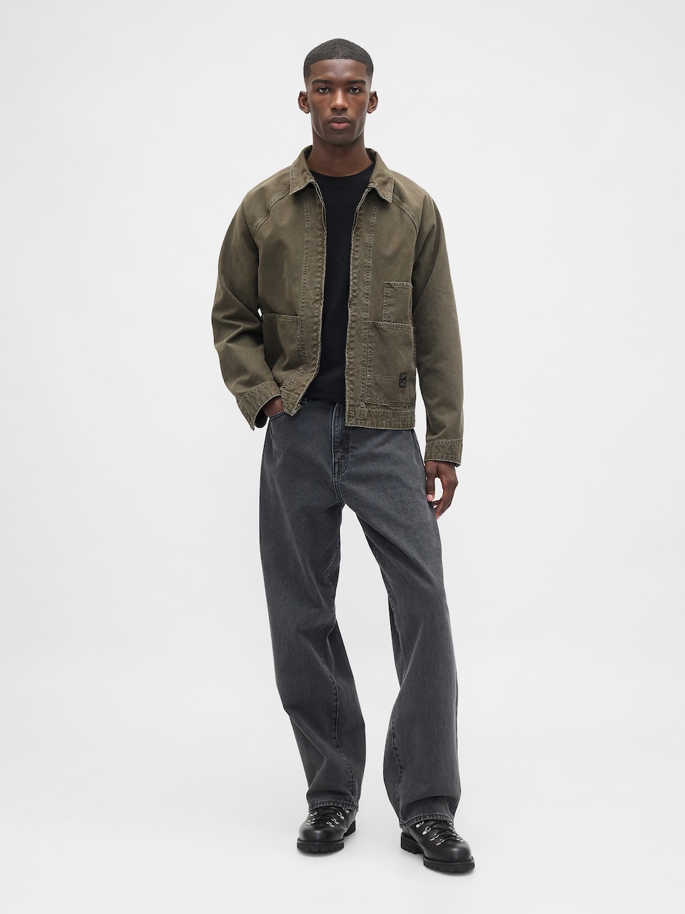 Canvas Denim Chore Jacket