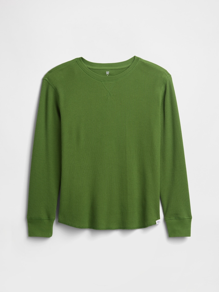 Kids Waffle-Knit T-Shirt