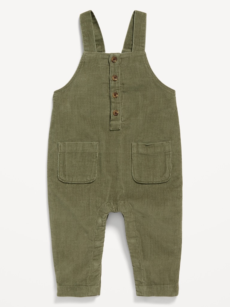 Corduroy Pocket Overalls for Baby