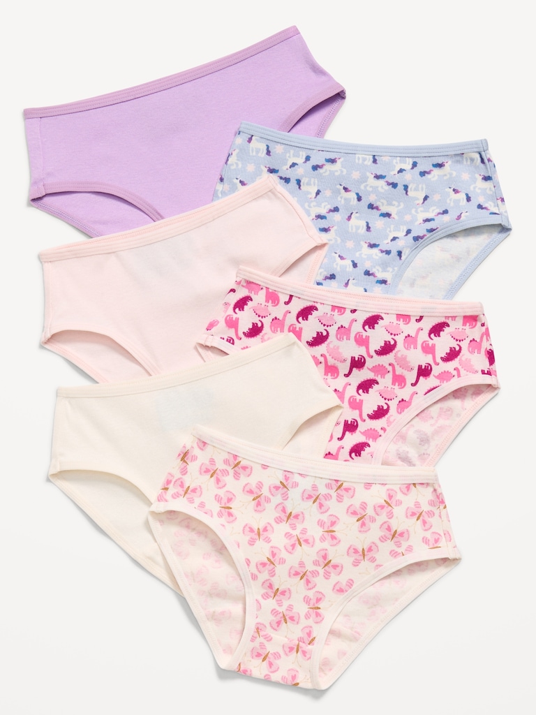 Bikini Underwear 6-Pack for Toddler Girls