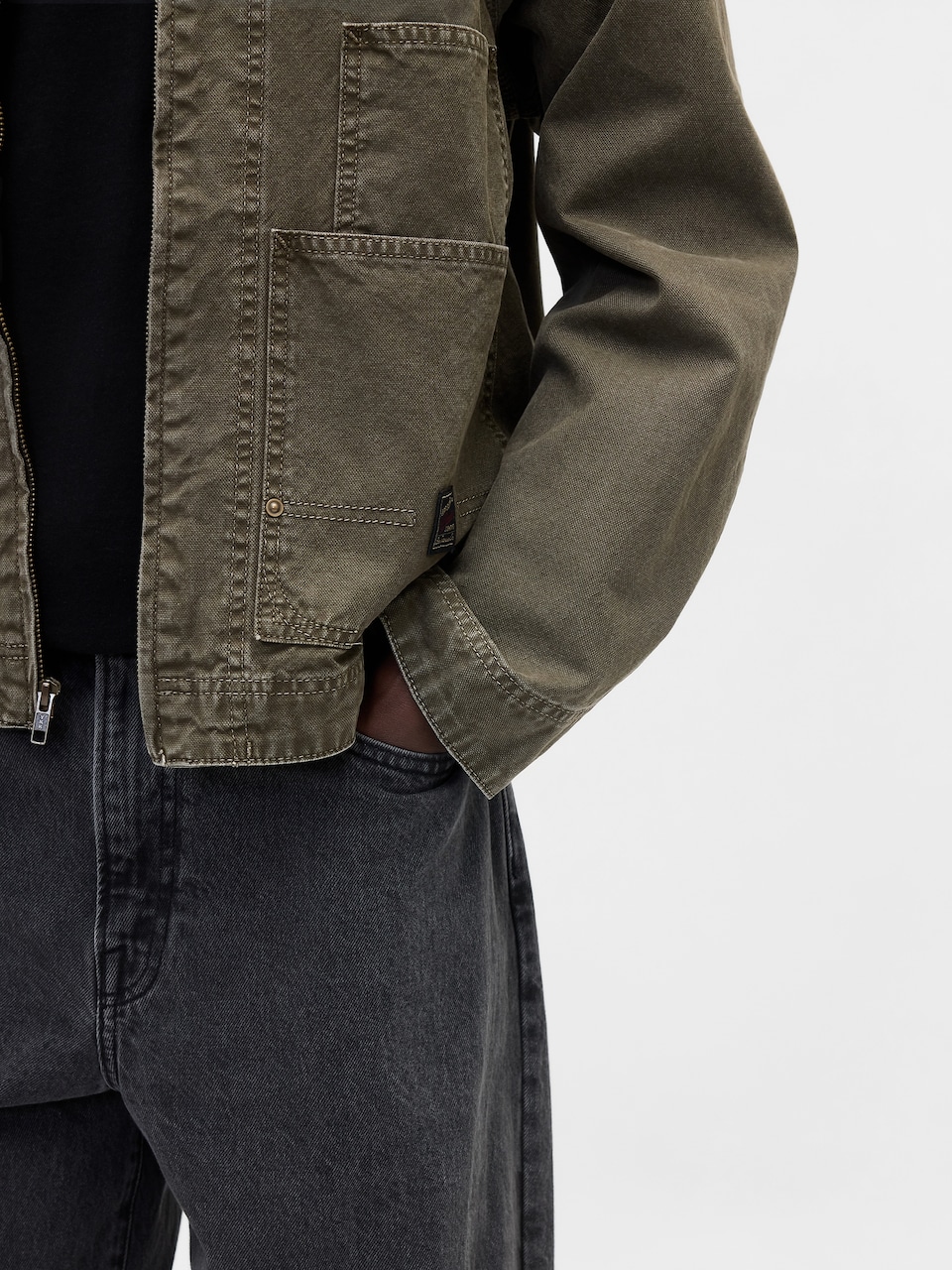 Canvas Denim Chore Jacket