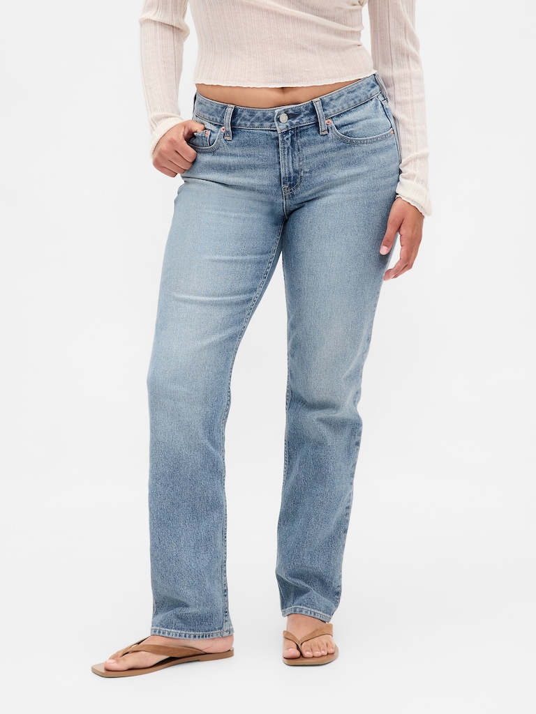 Curvy Low Rise '90s Slim Straight Jeans