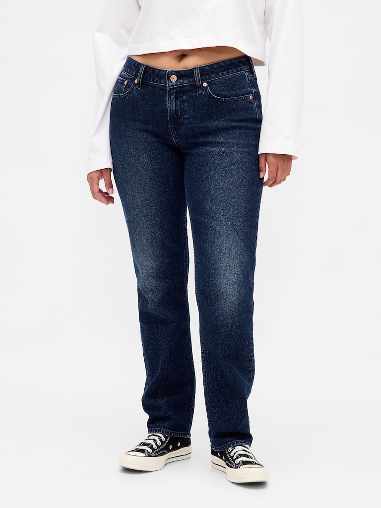 Curvy Low Rise '90s Slim Straight Jeans
