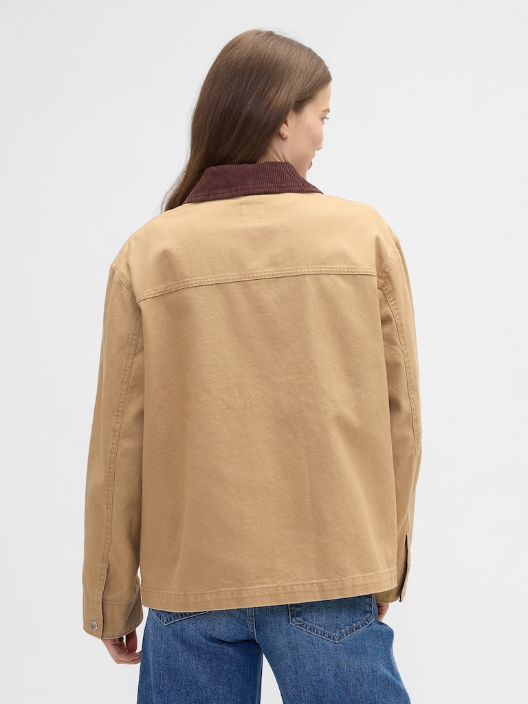 Relaxed Canvas Barn Jacket