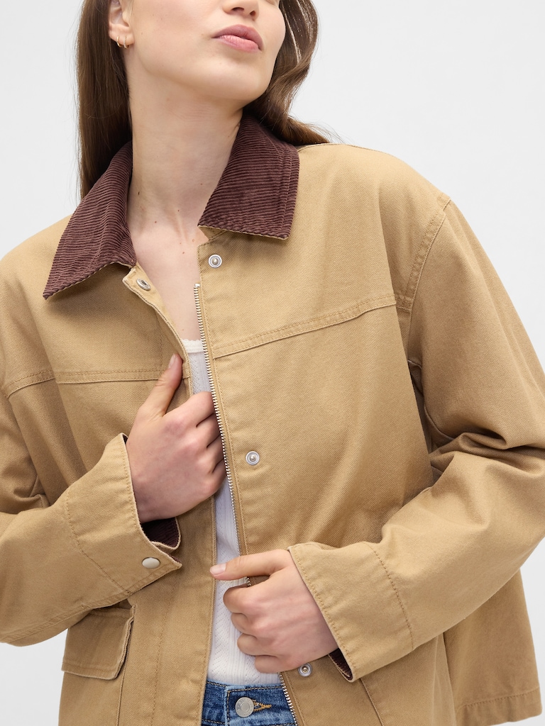 Relaxed Canvas Barn Jacket