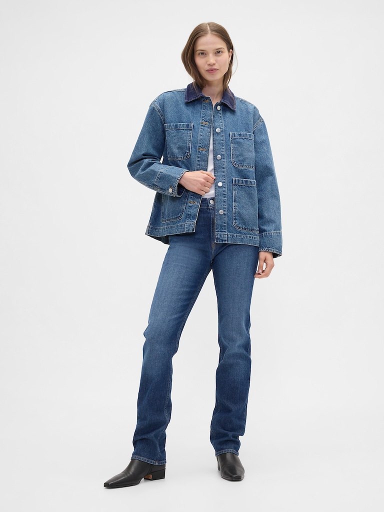 Relaxed Denim Chore Jacket