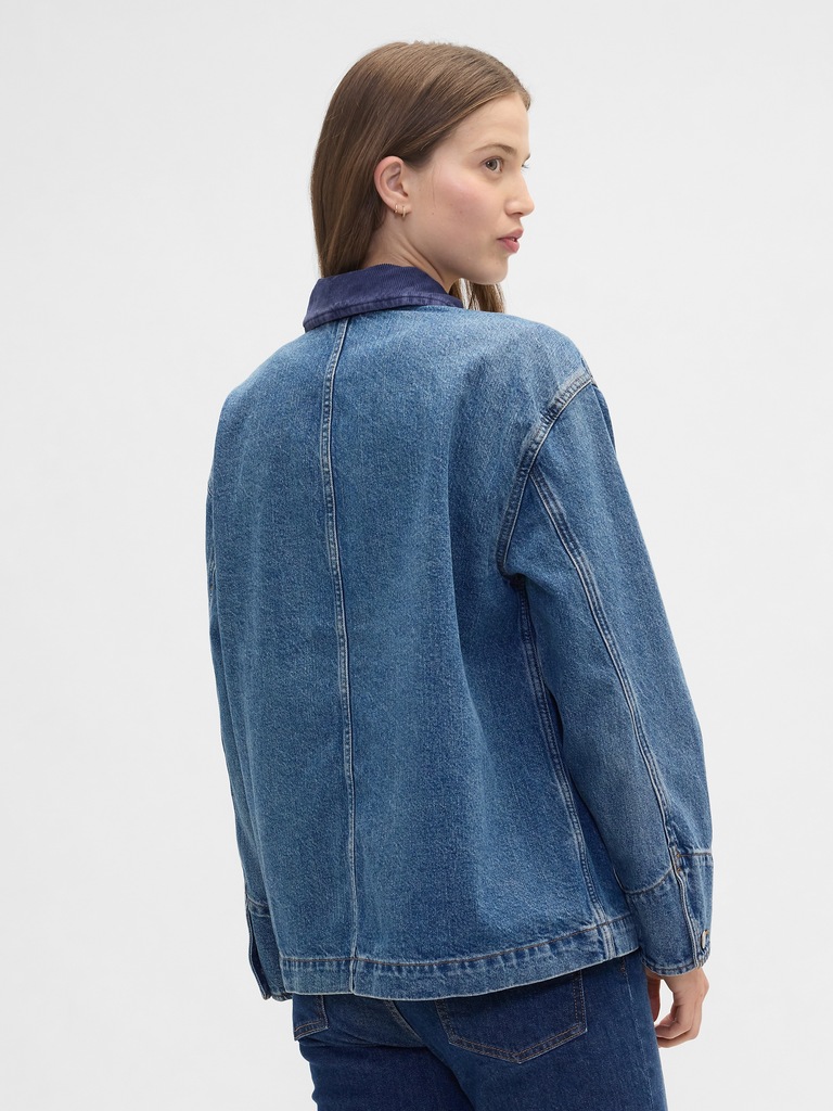 Relaxed Denim Chore Jacket