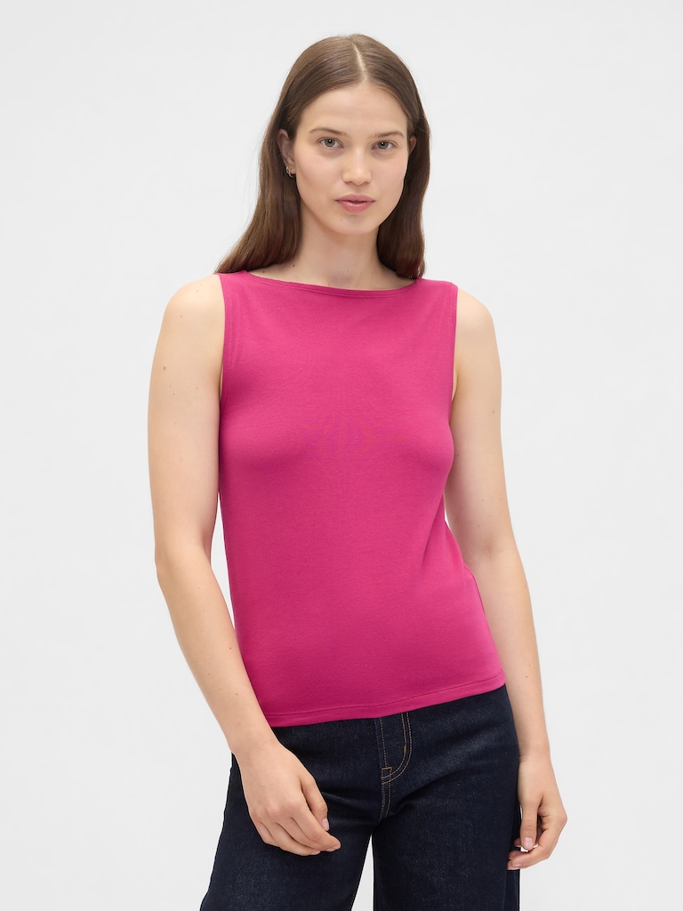 Boatneck Tank Top