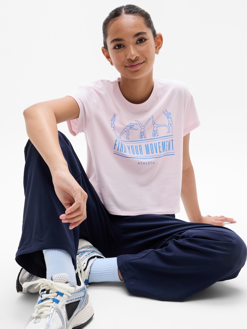 Athleta Girl Right Moves Relaxed Tee