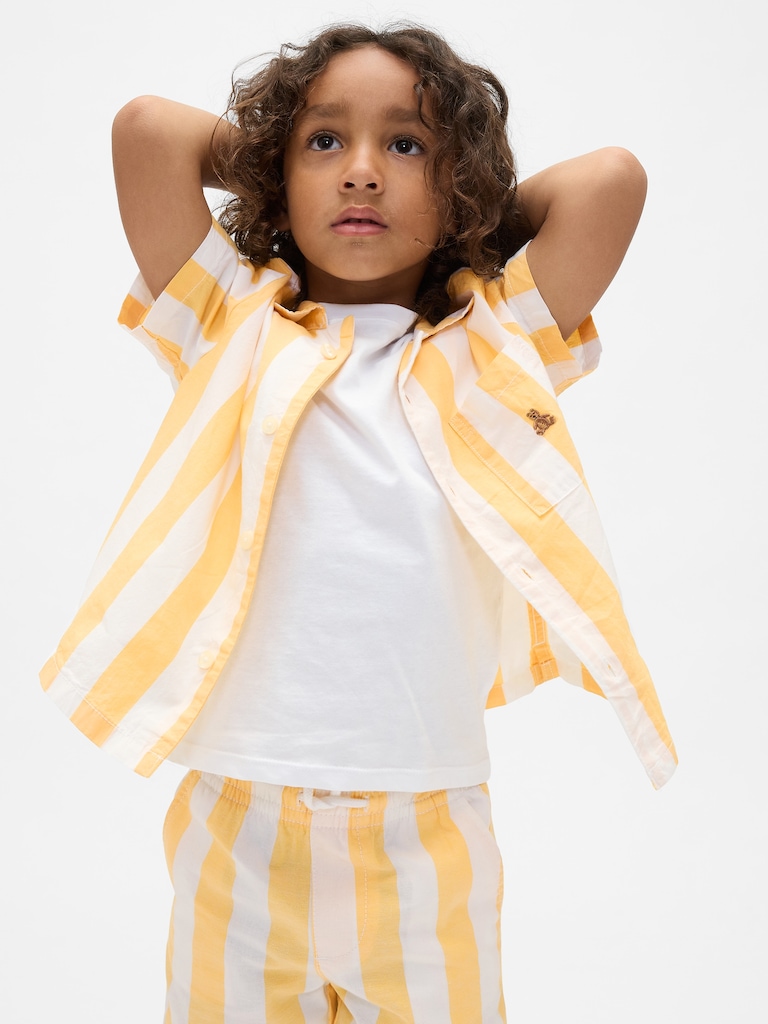 Baby & Toddler Organic Cotton Cabana Shirt