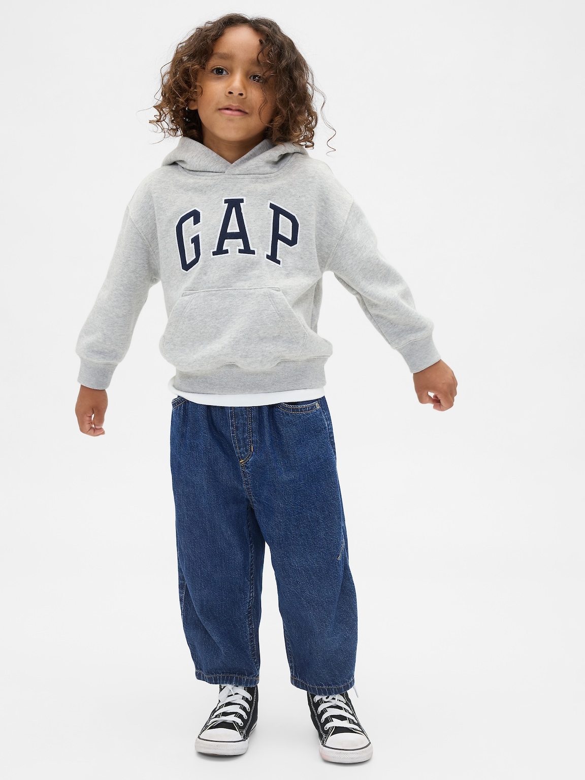 Baby & Toddler Pull-On Barrel Jeans