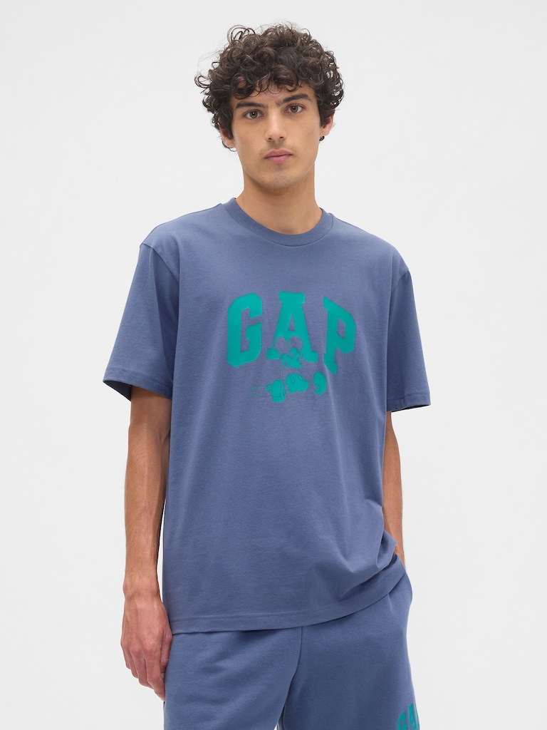 Gap × Disney Mickey Mouse Everyday Soft Relaxed Logo T-Shirt