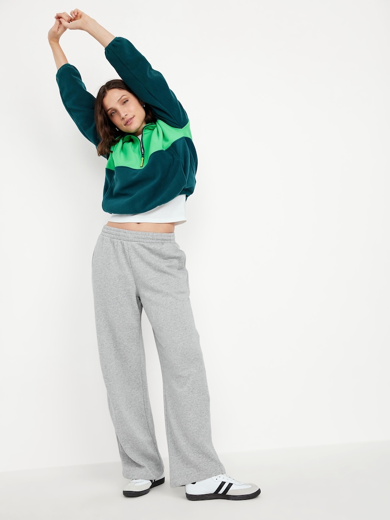 High-Waisted SoComfy Wide-Leg Sweatpants