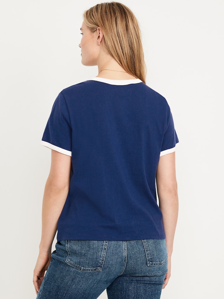 Dallas Cowboys EveryWear Crew-Neck Ringer T-Shirt