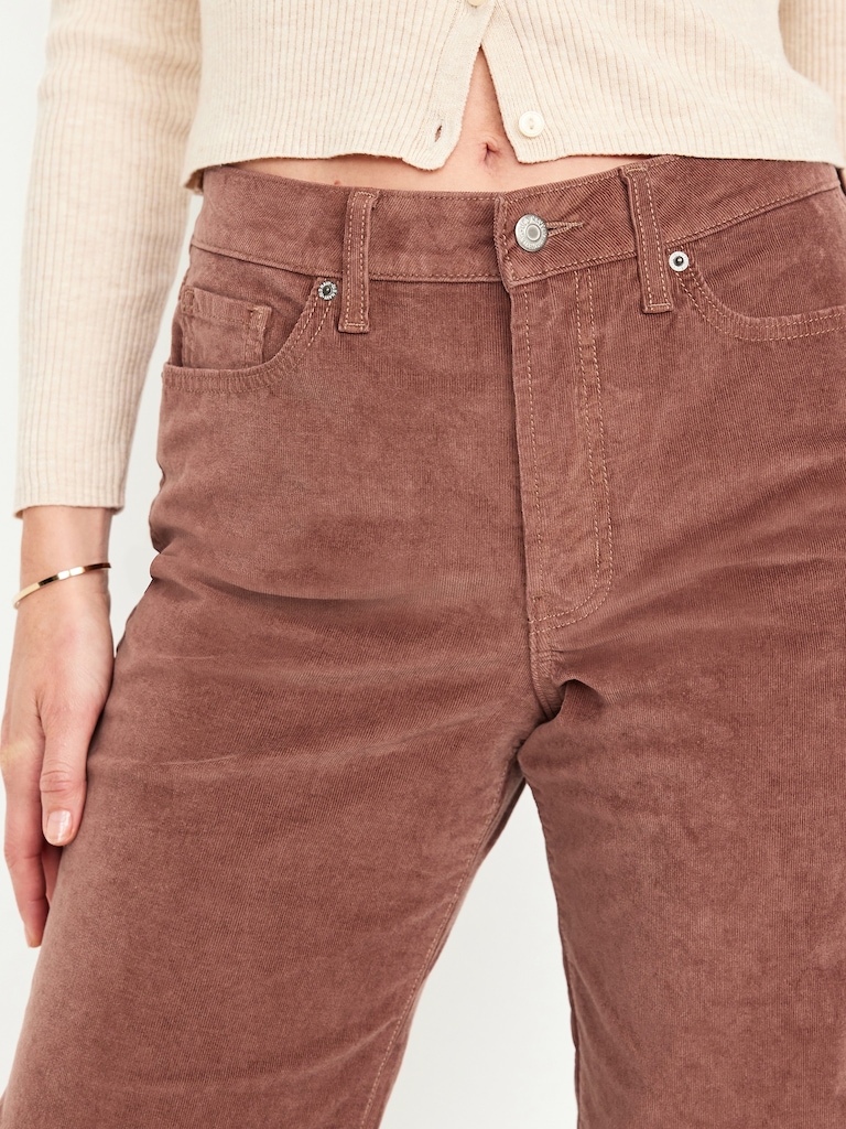 High-Waisted OG Loose Corduroy Pants