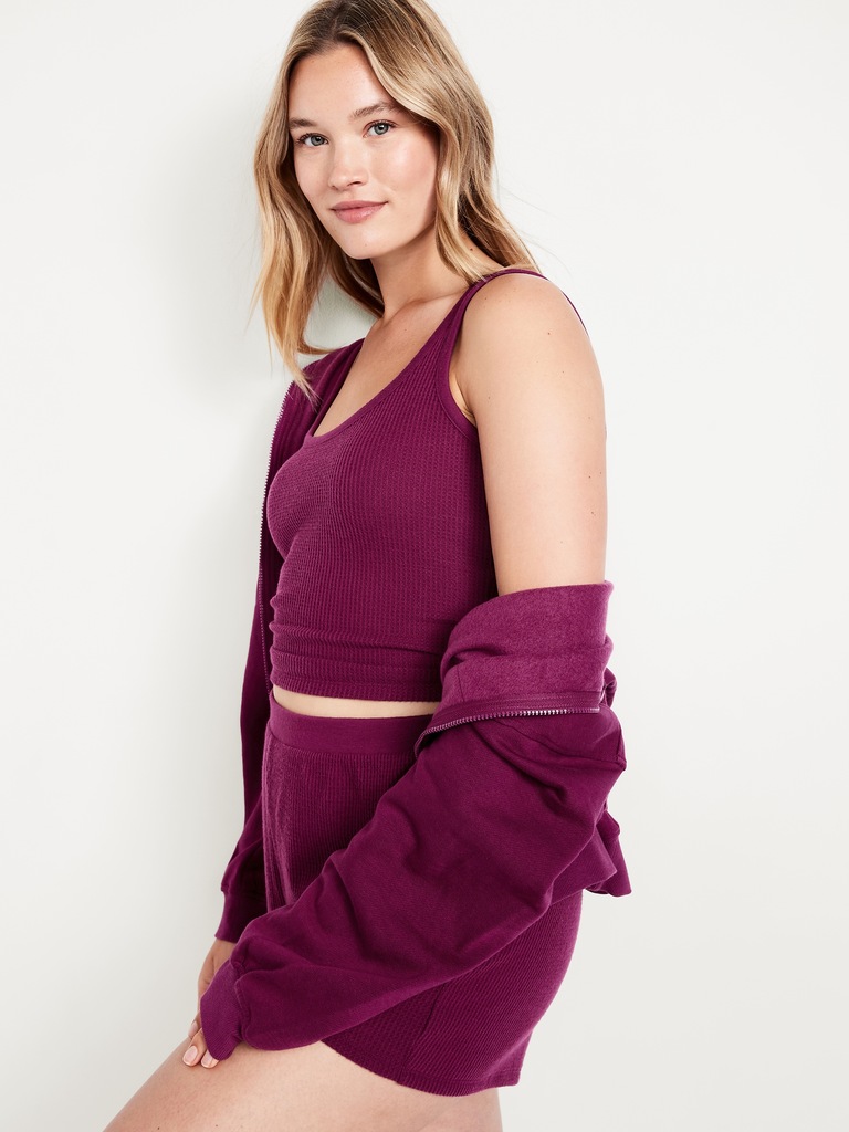 Cozy Waffle Pajama Tank Top