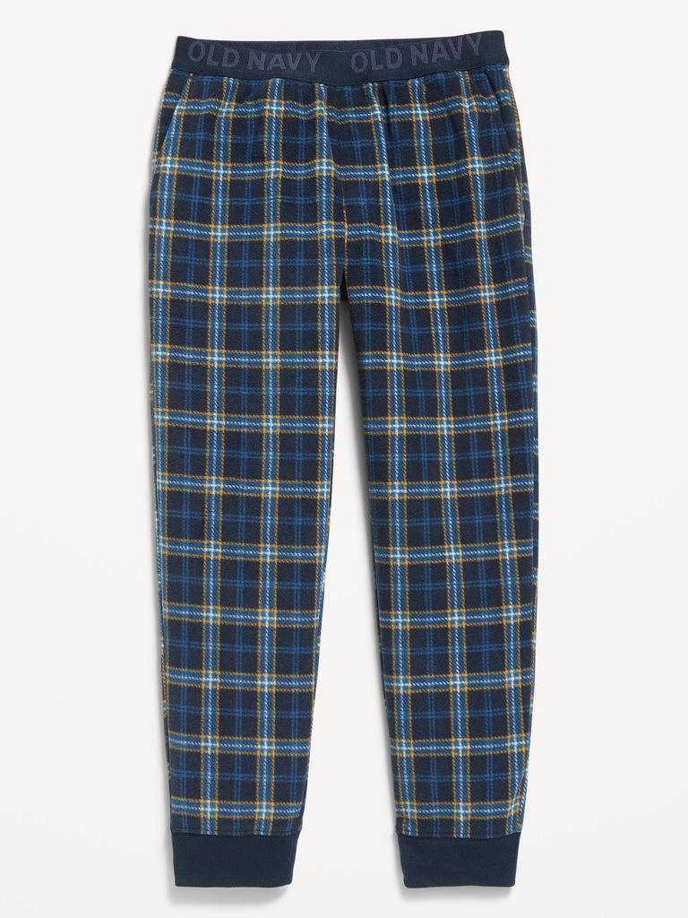 Printed Microfleece Pajama Jogger Pants for Boys