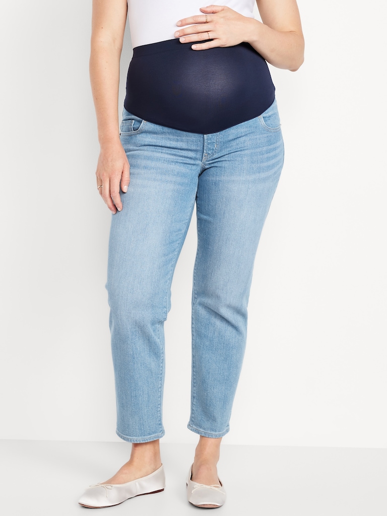 Maternity Full-Panel OG Straight Jeans