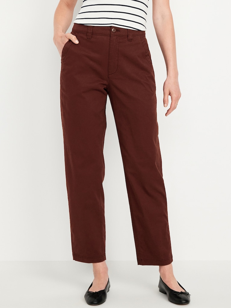High-Waisted OGC Chino Tapered Straight Pants