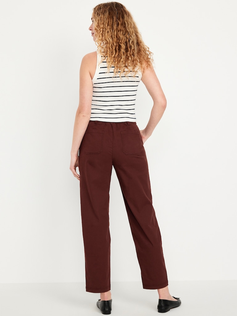 High-Waisted OGC Chino Tapered Straight Pants