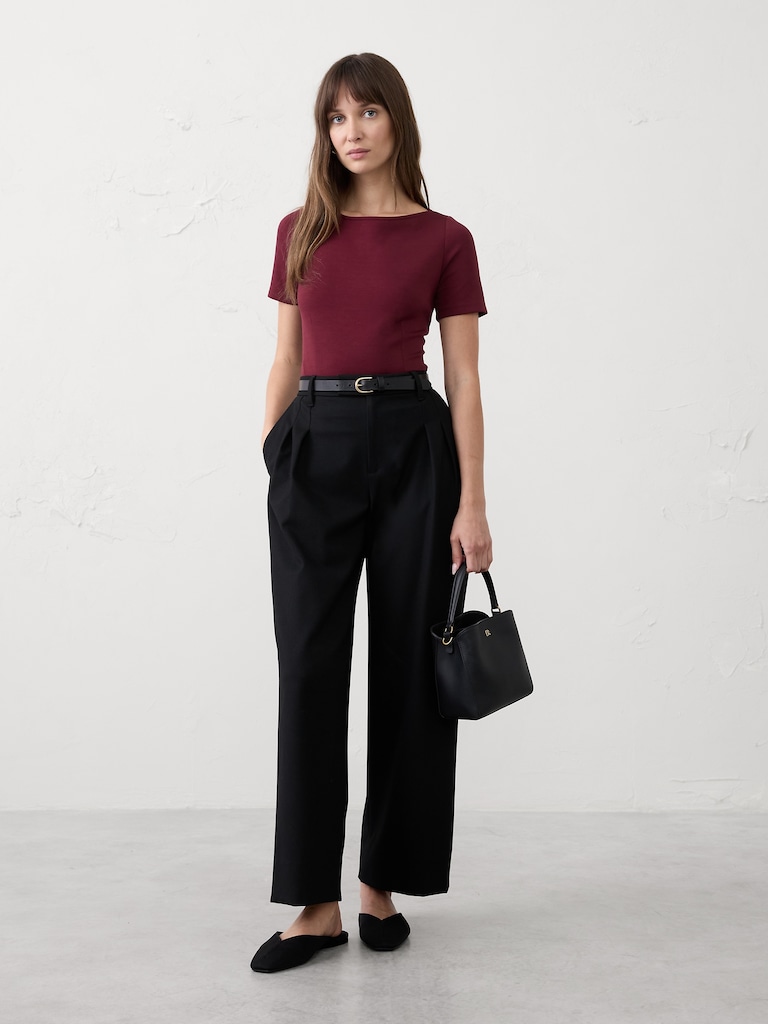 Soft Touch Seamed Top