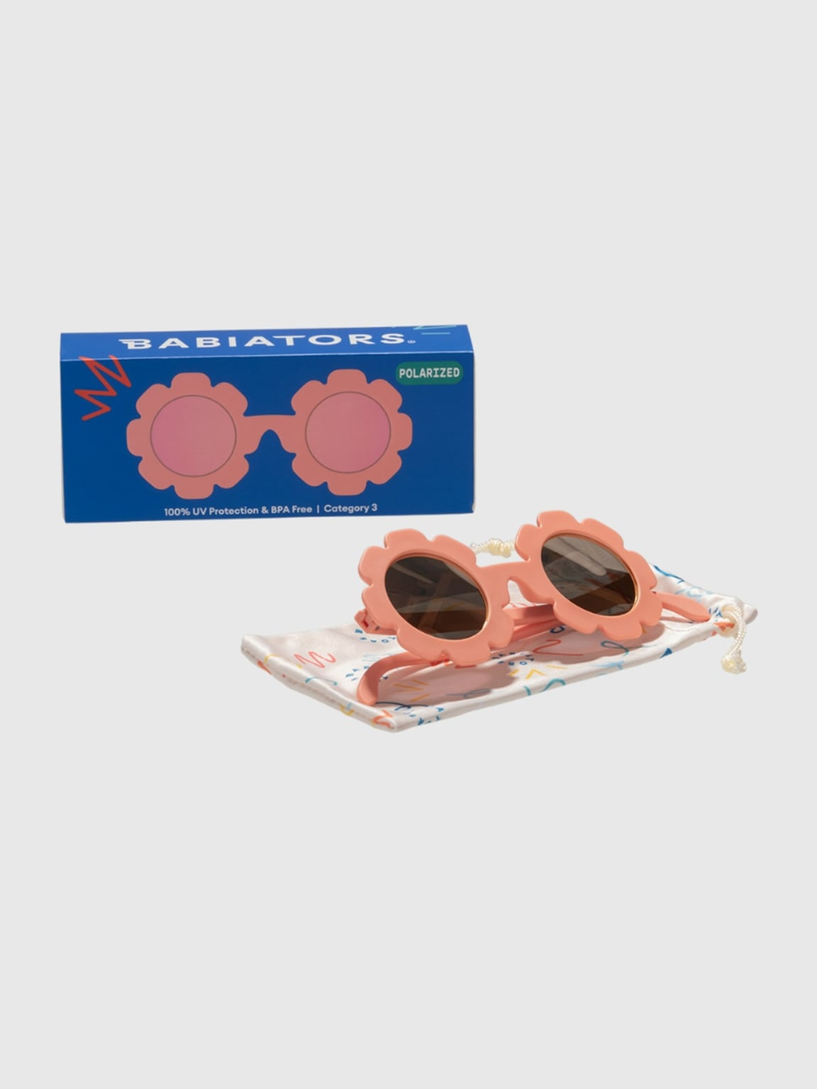Babiators Polarized Toddler and Kid Flower Sunglasses