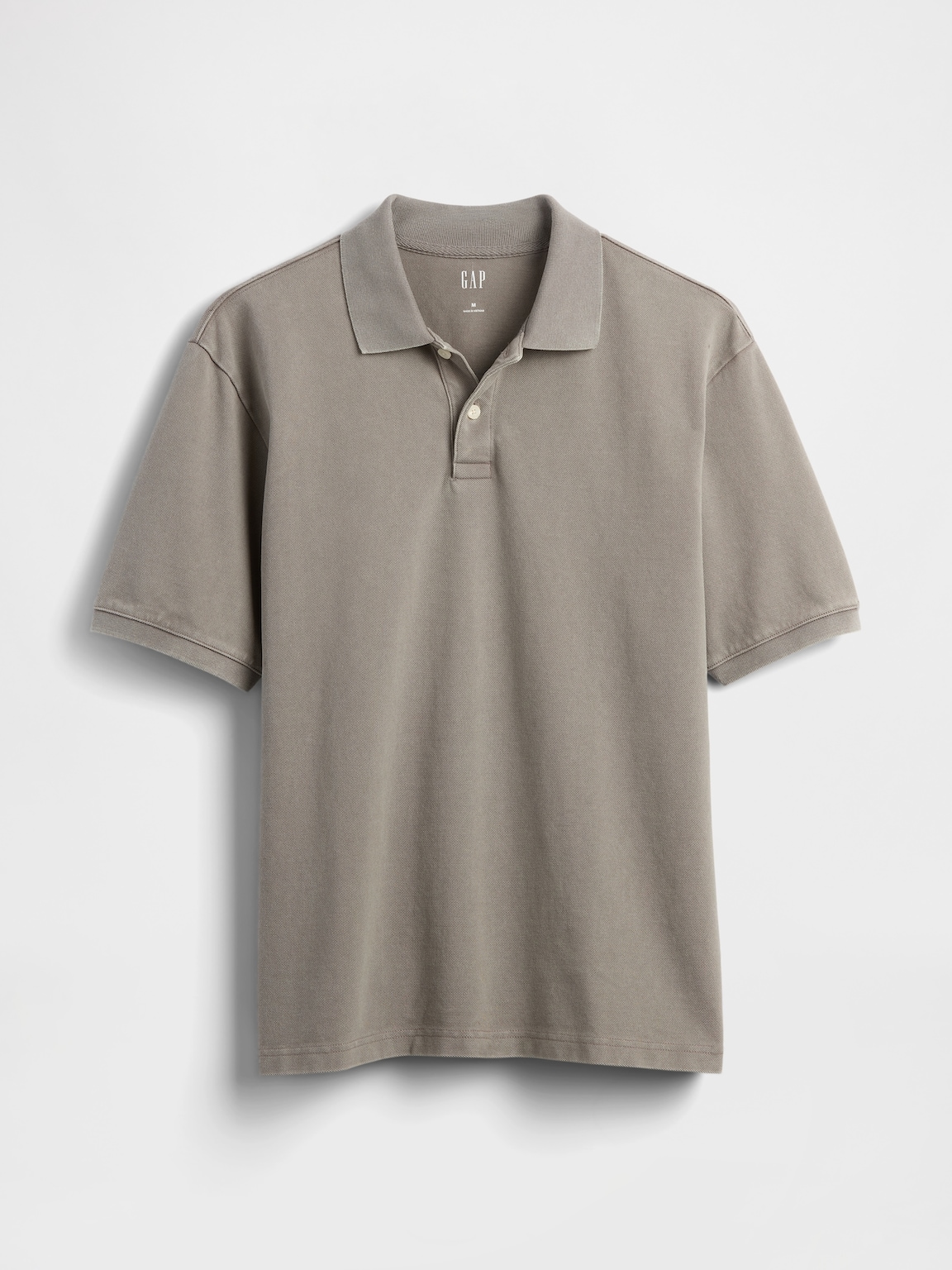 Relaxed Pique Polo Shirt