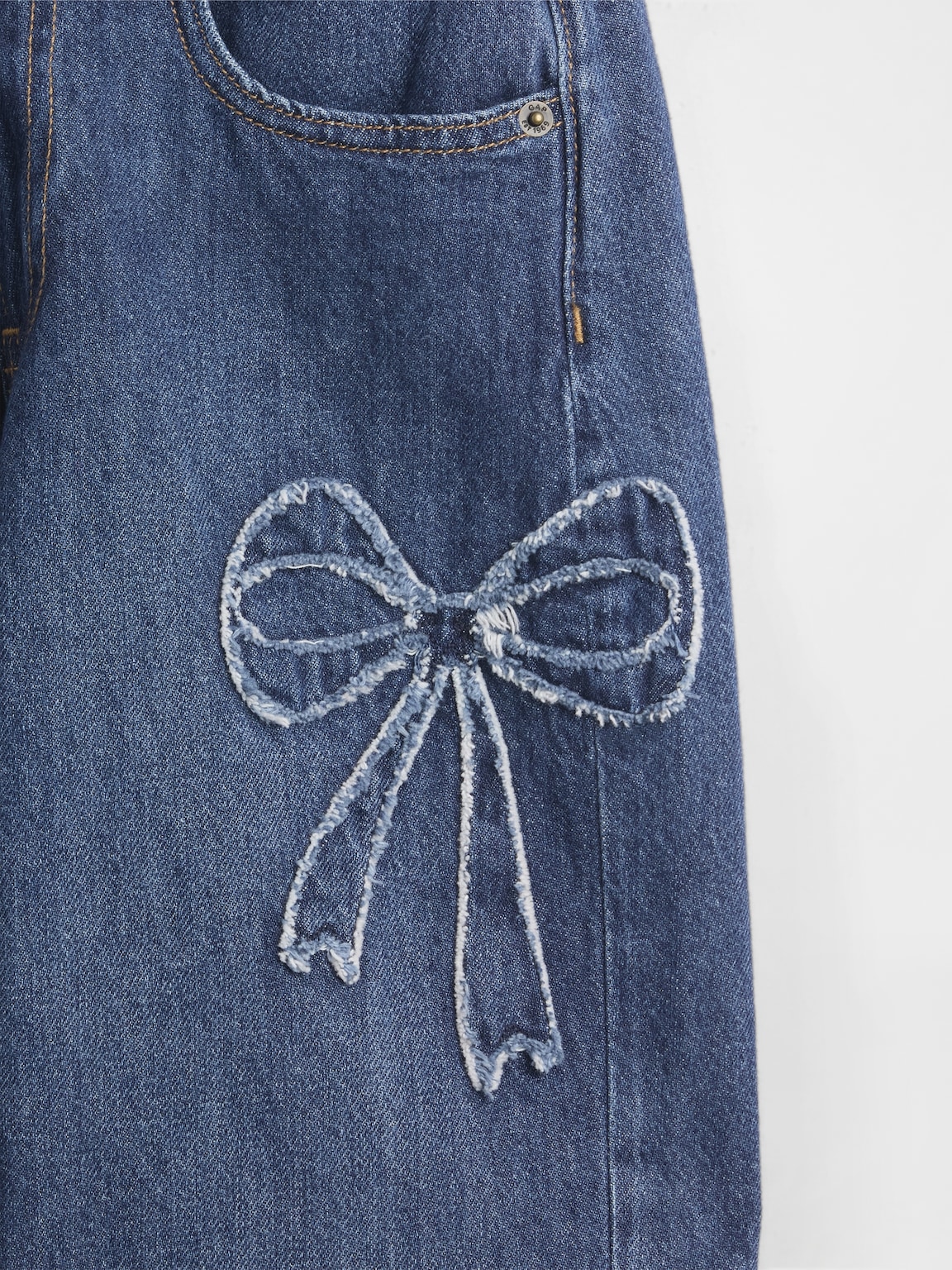 Kids Low Rise Stride Wide-Leg Jeans