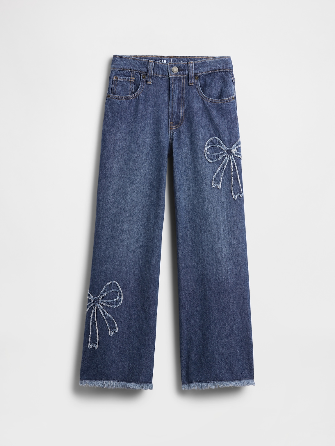 Kids Low Rise Stride Wide-Leg Jeans