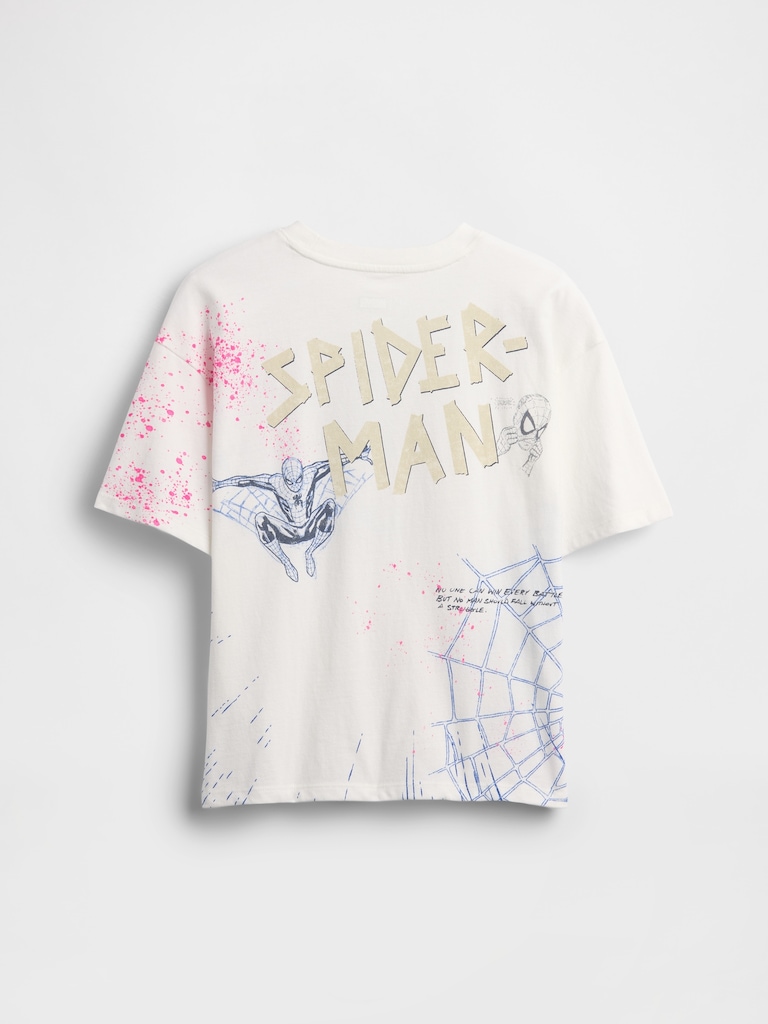 Kids Marvel Relaxed Graphic T-Shirt