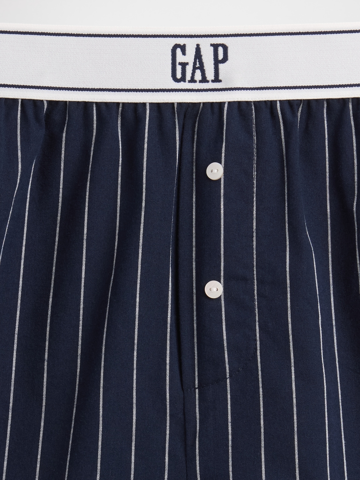 Poplin Logo PJ Boxer Shorts