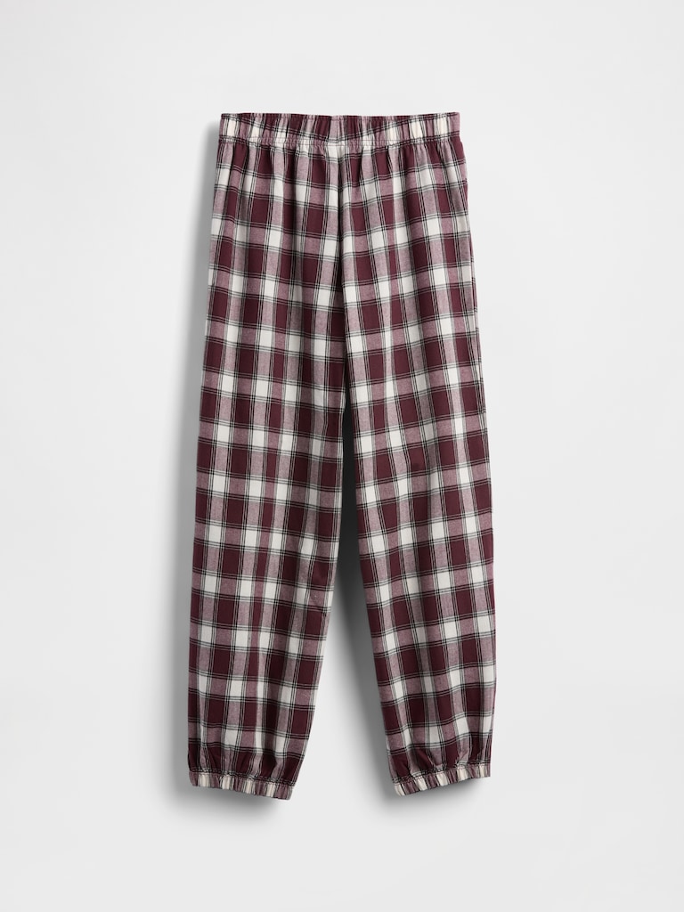 Kids Recycled Flannel PJ Joggers