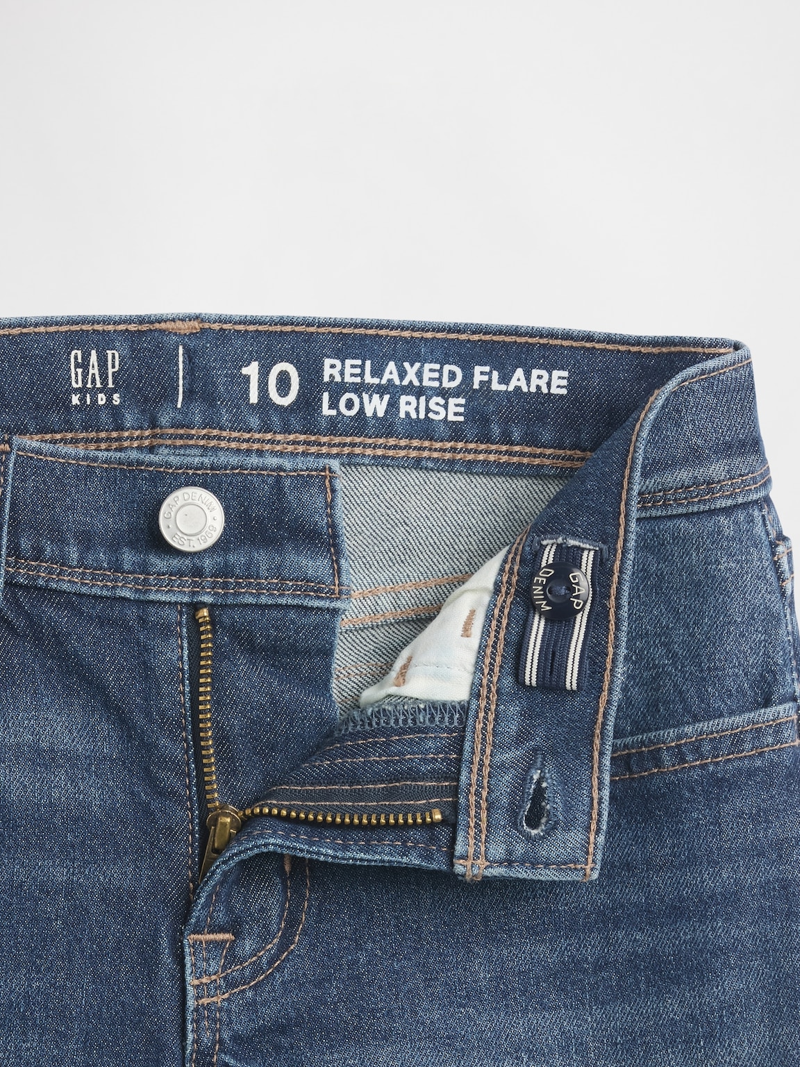 Kids Low Rise Relaxed Flare Jeans
