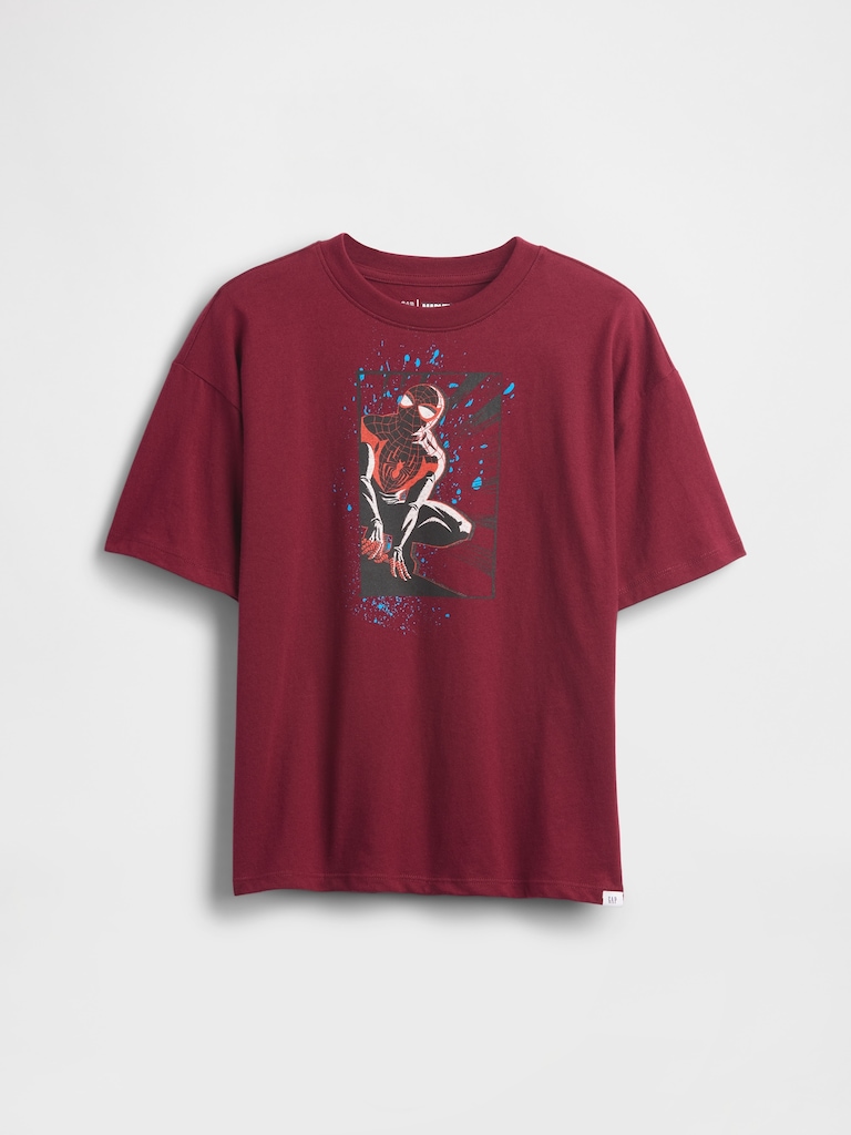 Kids Marvel Relaxed Graphic T-Shirt