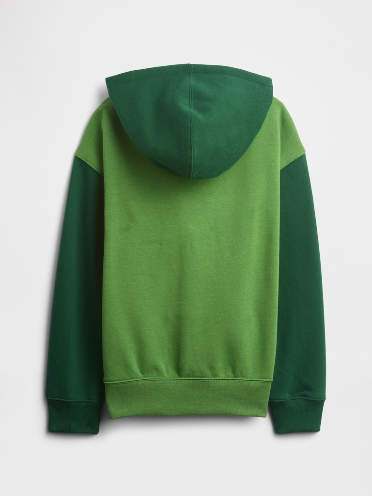 Kids Relaxed Gap Logo Colorblock Zip Hoodie