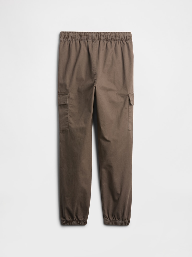 Kids Twill Cargo Joggers