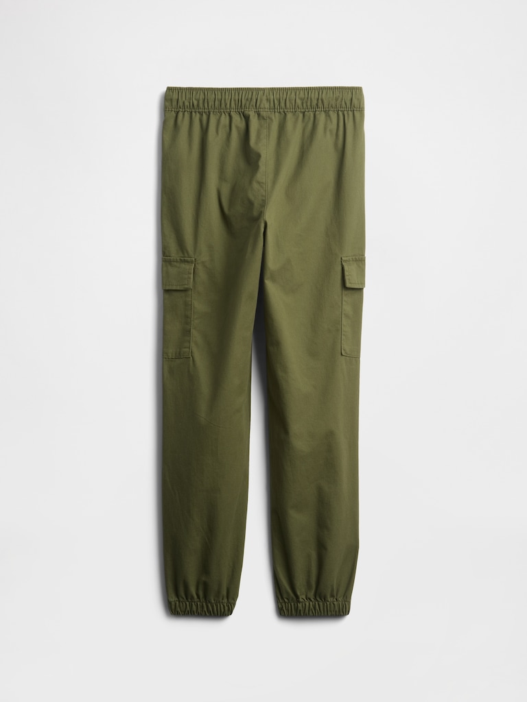 Kids Twill Cargo Joggers