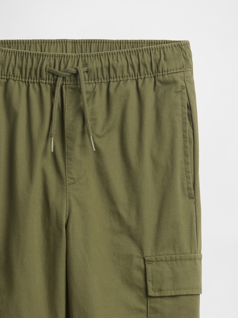 Kids Twill Cargo Joggers