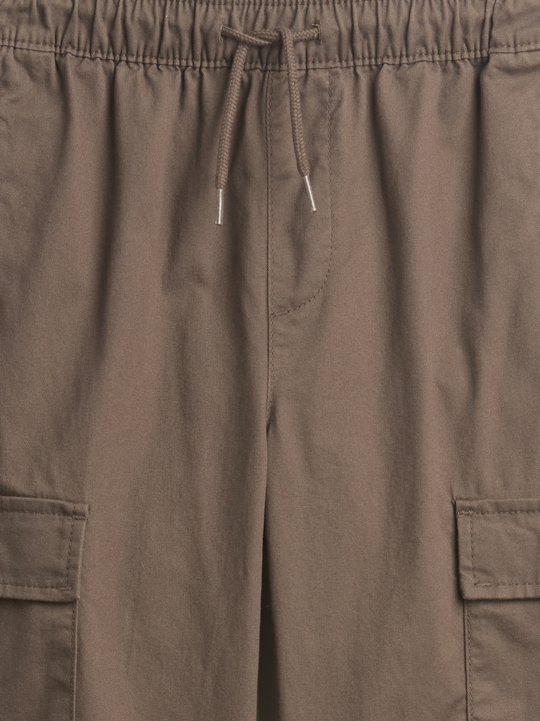 Kids Twill Cargo Joggers