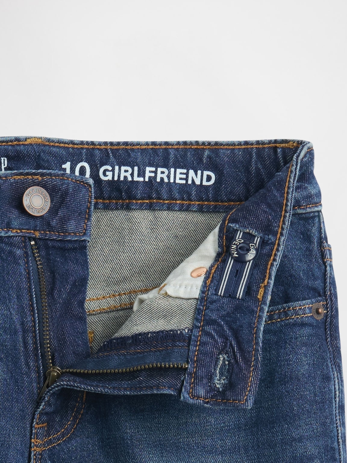 Kids Mid Rise Girlfriend Jeans