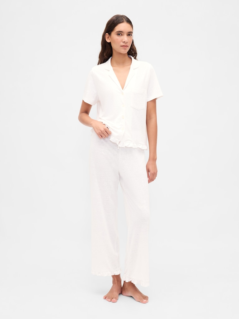 Ruffle PJ Shirt