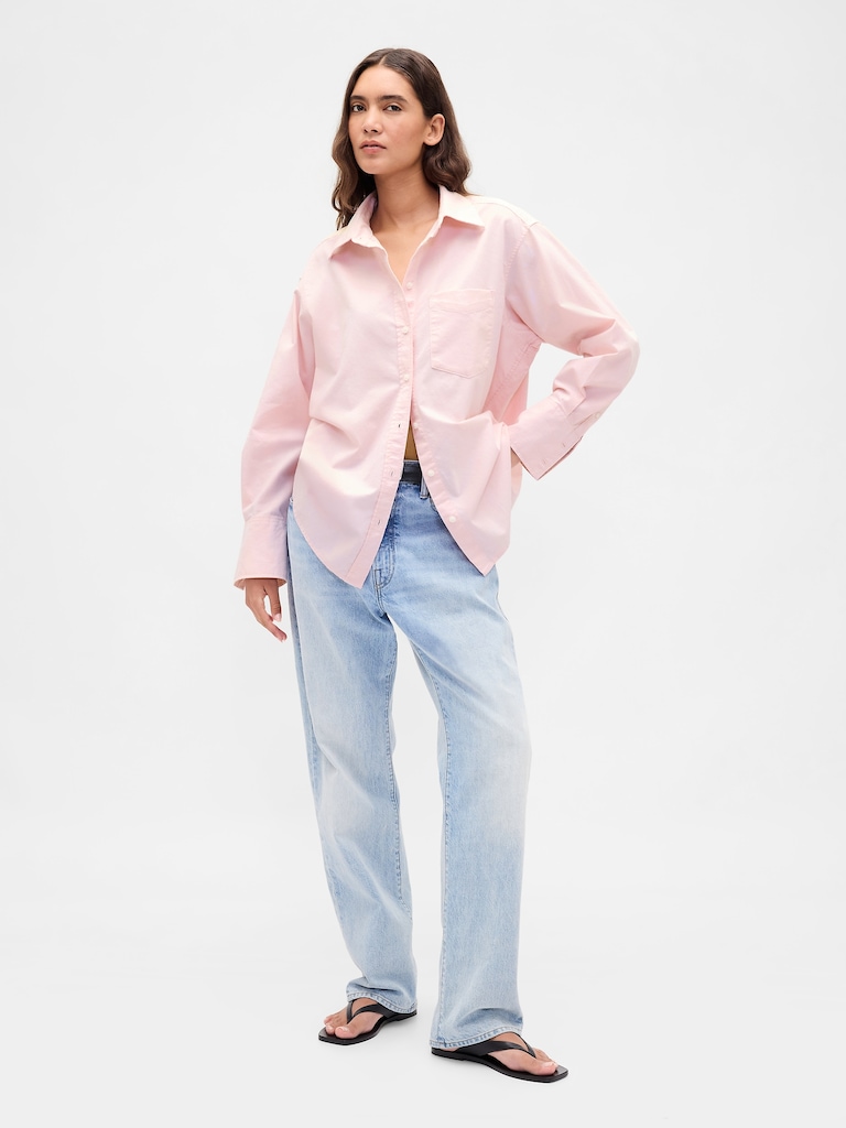 Organic Cotton Oxford Big Shirt