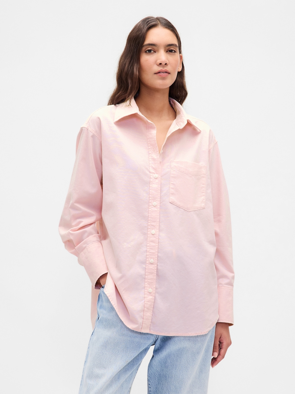 Organic Cotton Oxford Big Shirt