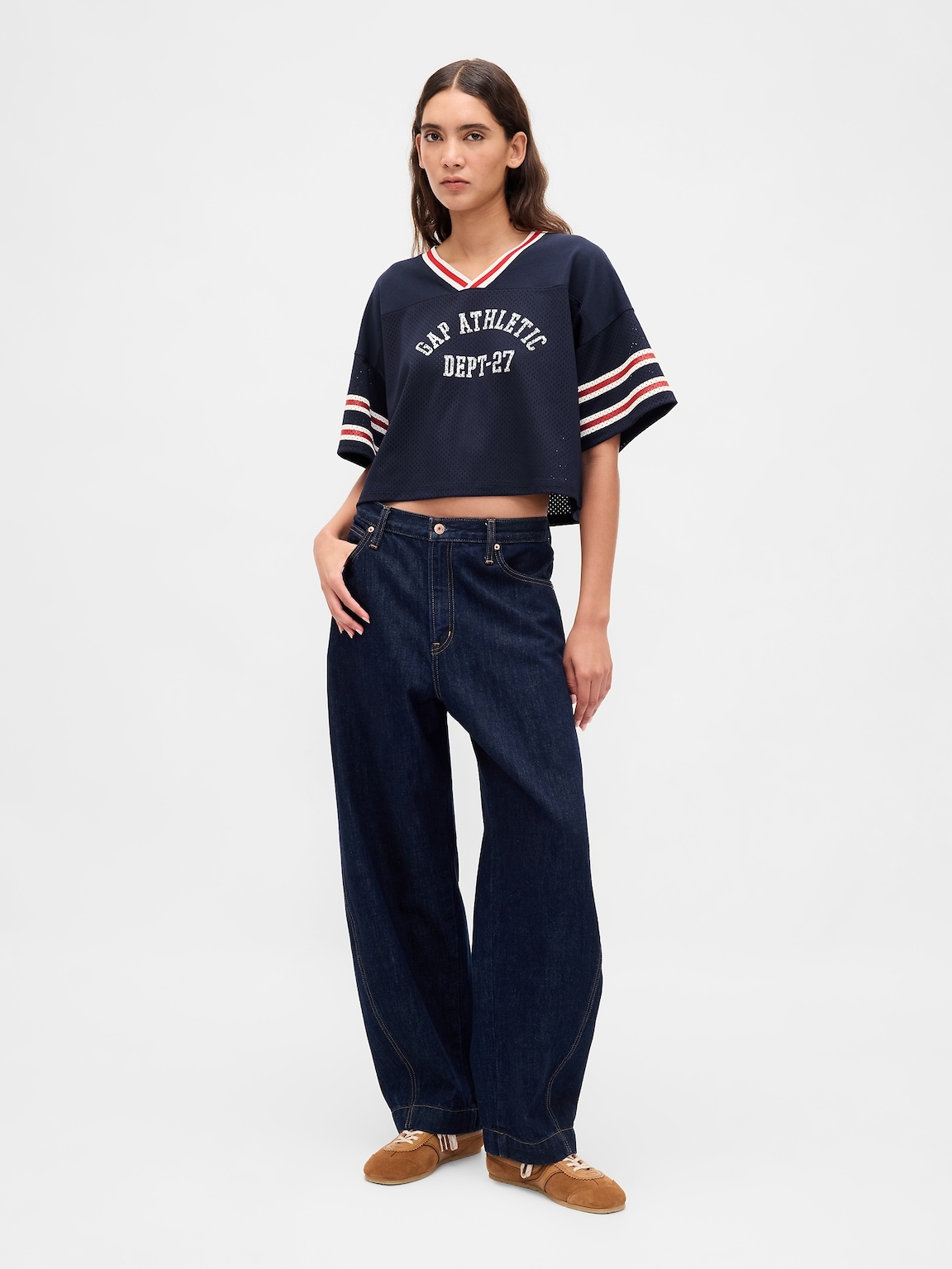 Organic Cotton Crop Jersey T-Shirt