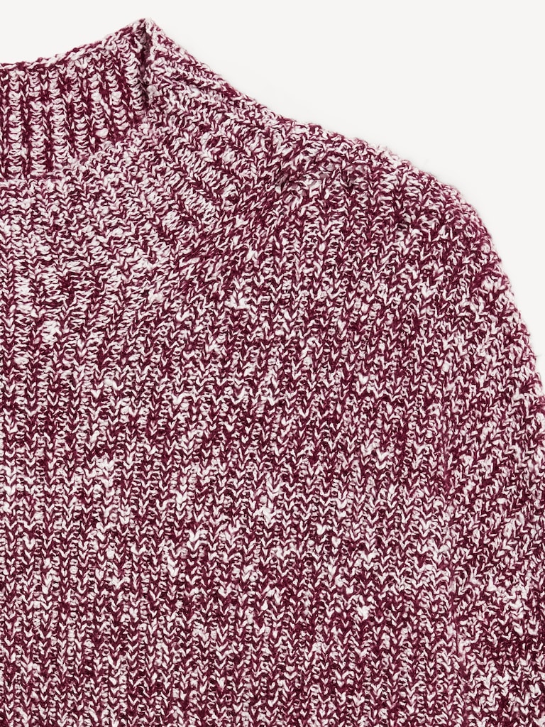 SoSoft Cropped Mock-Neck Sweater