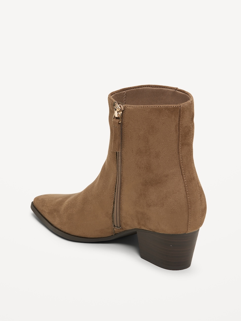 Low-Heel Booties for Women