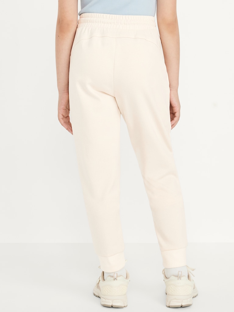 Slim High-Waisted Dynamic Fleece Joggers for Girls