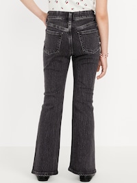 Wow High-Waisted Flare Jeans for Girls